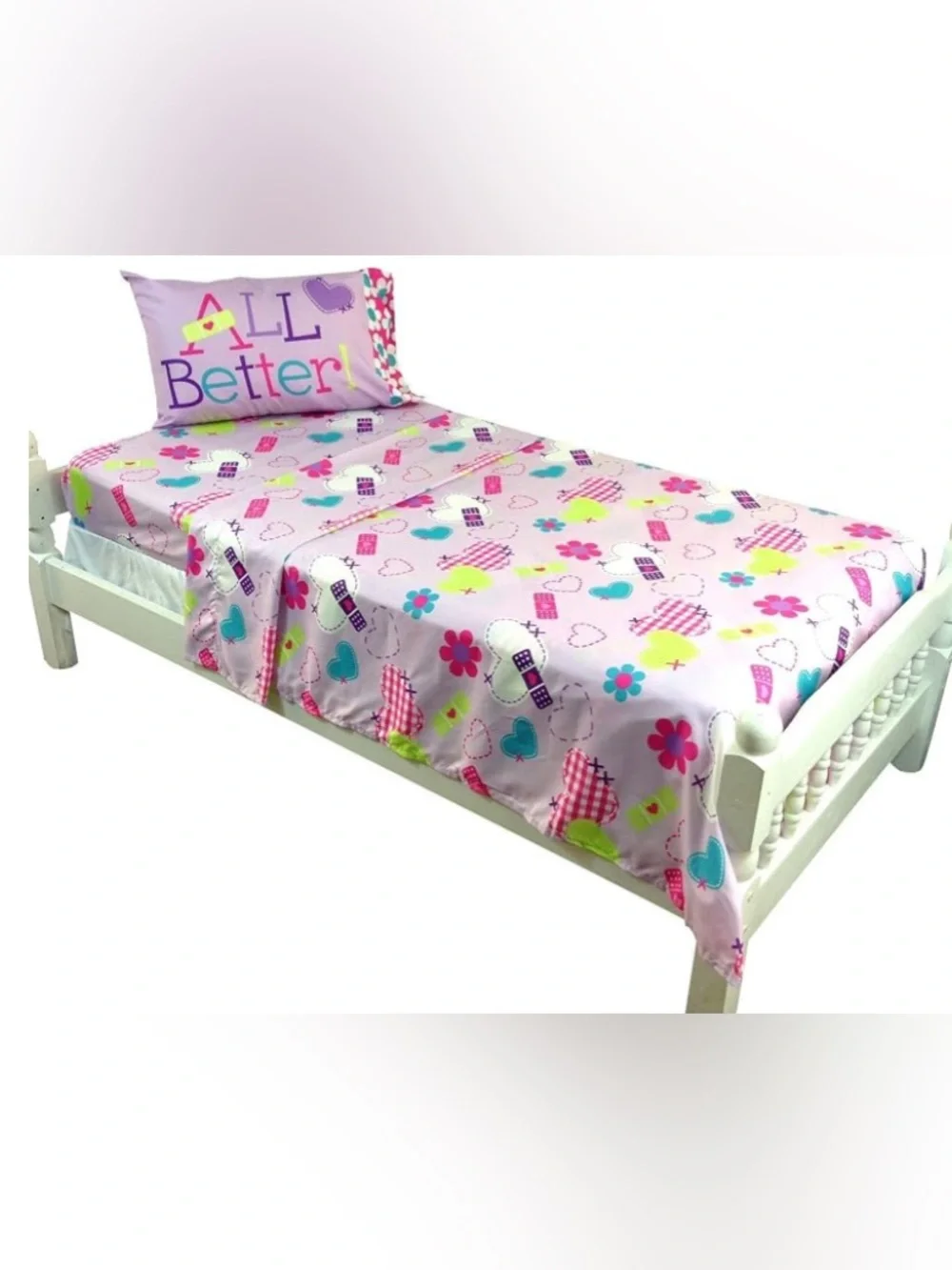 Disney Doc McStuffins Purple Full Size 4 Pc Sheet Set Small Flaw See Last Pic
